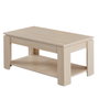Hanah Home Mesa de Centro Shelf - Light Oak